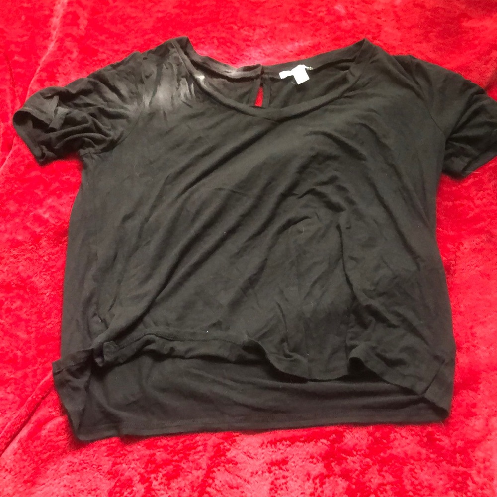 Black top with key hole back